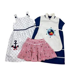LOT Florence Eiseman Girl's Nautical Dresses